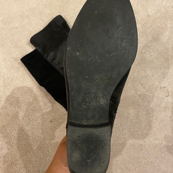 Micheal Kors Bromley leather flat boots - Picture 3 of 4